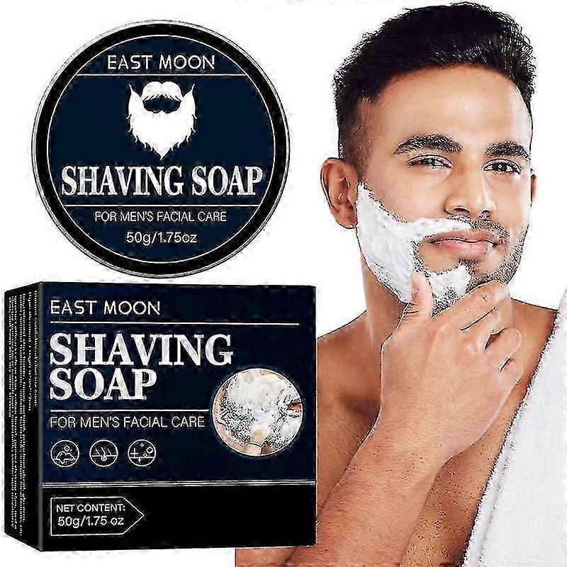 Men's Shaving Soap Bar Wet Shave For Sensitive Skin Rich Shaving Lather Soap Durable Men Beard Shaving Soap Gift For Boyfriends