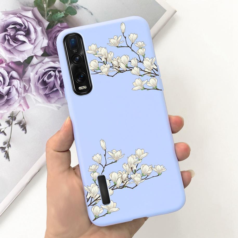 Чехол для OPPO Find X2 Pro Find X2 X 2 Pro CPH2025 Модный силиконовый чехол с рисунком Цветы Чехлы для телефона Для OPPO Find X2 Lite Neo X2Neo Capa