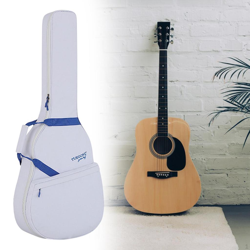 Acoustic Guitar Bag Backpack Dustproof Portable Oxford Cloth Double Straps Waterproof Professional
