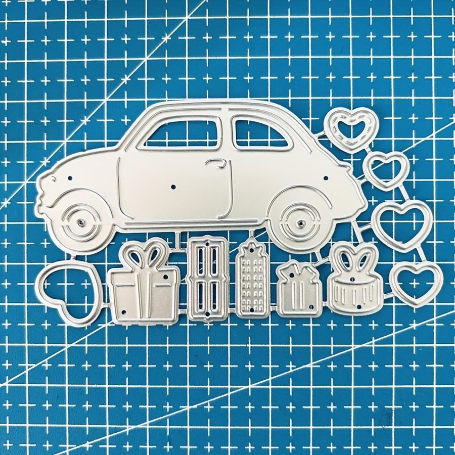 Рождественская машина Металлические режущие штампы Трафарет для DIY Скрапбукинга Фотоальбом Тиснение Бумажные карточки Поделки Вырубки