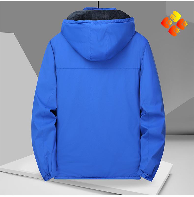 Мужская зимняя водонепроницаемая дышащая флисовая куртка для рыбалки