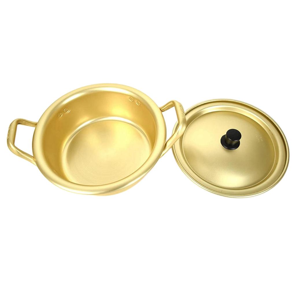 Aluminum Protector for Kitchen Korean Noodle Soup Ramen Hotpot Stockpot Spaghetti Stew Cooker for Home Use