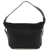 One Belt Shoulder Bag AB-21 2779 Gancini Hobo Bag Black Canvas/leather Women Used