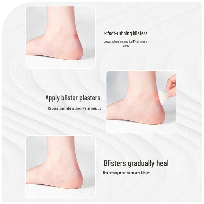Биогелевые противомозольные пластыри для пяток и пальцев ног - Ультратонкие невидимые защитники от мозолей
