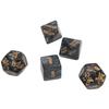 5pcs Valentine"s Day Couple Dice Lovers Bachelor Party Multiple Pose Sexual Dice Toy Black