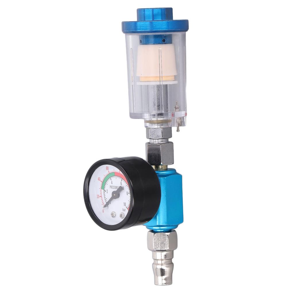 Spray Gun Air Regulator Iron Plastic Brass Pneumatic Tool Accessory for Paint Guns 14in