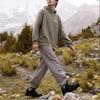 Li Ning CF Suo пуловер флисовая толстовка с капюшоном унисекс грязно-оливково-зеленый AWDTB15-3