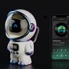 Astronaut Styling Stereo Wireless Smart Alarm Clock Speaker Audio Music Player USB Charging Night Lamp Table Clocks Decoration