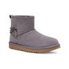 UGG Классические мини теплые прочные нескользящие удобные модные короткие зимние сапоги до середины голени женские сапоги фиолетово-серые 1123668-SHA