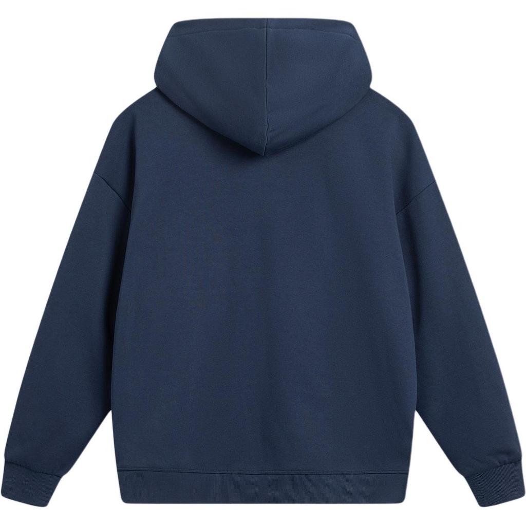 Толстовка с капюшоном серии Li Ning Sports Lifestyle с надписью, флисовая куртка, унисекс, AWDVC61-6