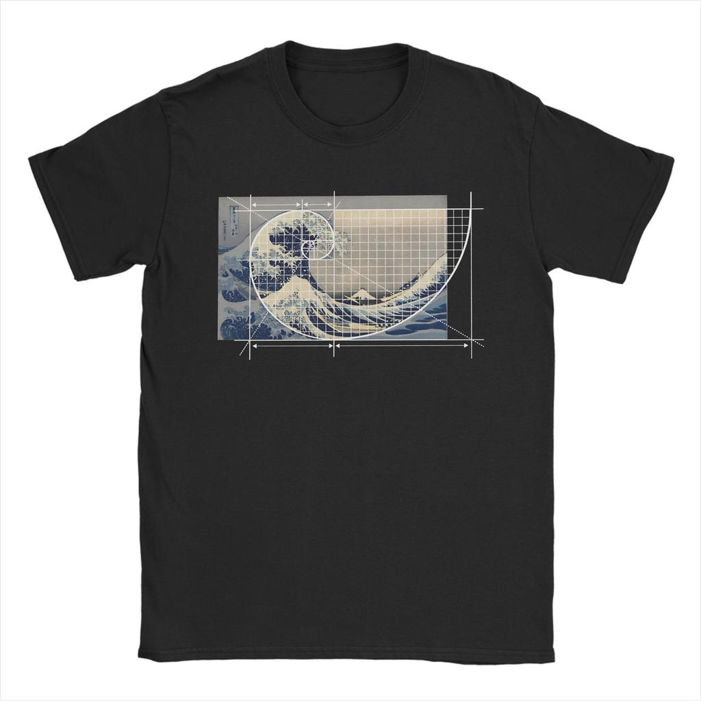 Golden Ratio Fibonacci Spiral for Unisex Unisex T Shirt Geek Math Crazy Tee Shirt Crew Neck TShirts 100 Cotton Gift Idea Tops