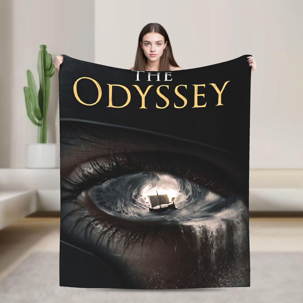 The Odysseys Movie 2026 Blankets Fleece Multifunction Ultra-Soft Throw Blanket for Bed Quilt