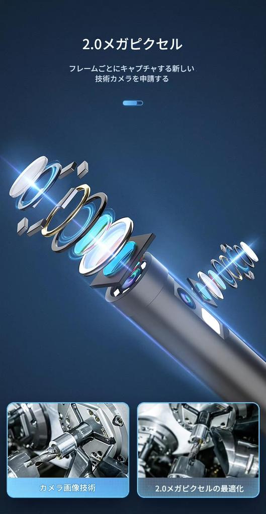 Zmart 3m 2MP Dual Lens Endoscope Camera, 3 In 1, Micro USB Type-C for Android, IOS, and iPhone, Inspection Camera, Car, Pipeline Borescope