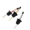 1/3PCS Spirit Dispenser Liquor Bottle Cap Spout Stopper Wine Pourer Stainless Steel