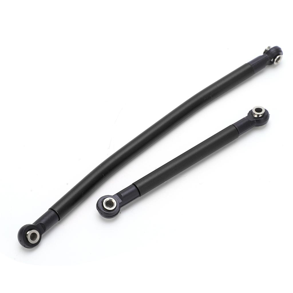 Aluminum Alloy Steering Link Linkage Tie Rod Kit for Axial Scx10 90046 90047 RC CarBlack