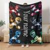 Custom Name Power Rangers Teamup Party Blanket For Couch Bed Plush Cozy Fuzzy Blanket Super Soft Warm Blankets For Fall And Winter 0916262