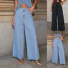 Women's Denim Classic Versatile High Waist Fashionable Trousers