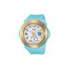 Baby-G Casio Серия 'Тема' Пляж Кемпинг Ударопрочные Водонепроницаемые Спортивные Модные Лунный Фазовый Часы Женские Японские и Корейские Часы Синие BGA-220G-2A