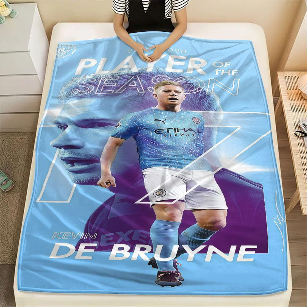 KDB Midfield Legend Blanket, High quality Comfortable for All Seasons, Home Decor, Warmth and Comfort