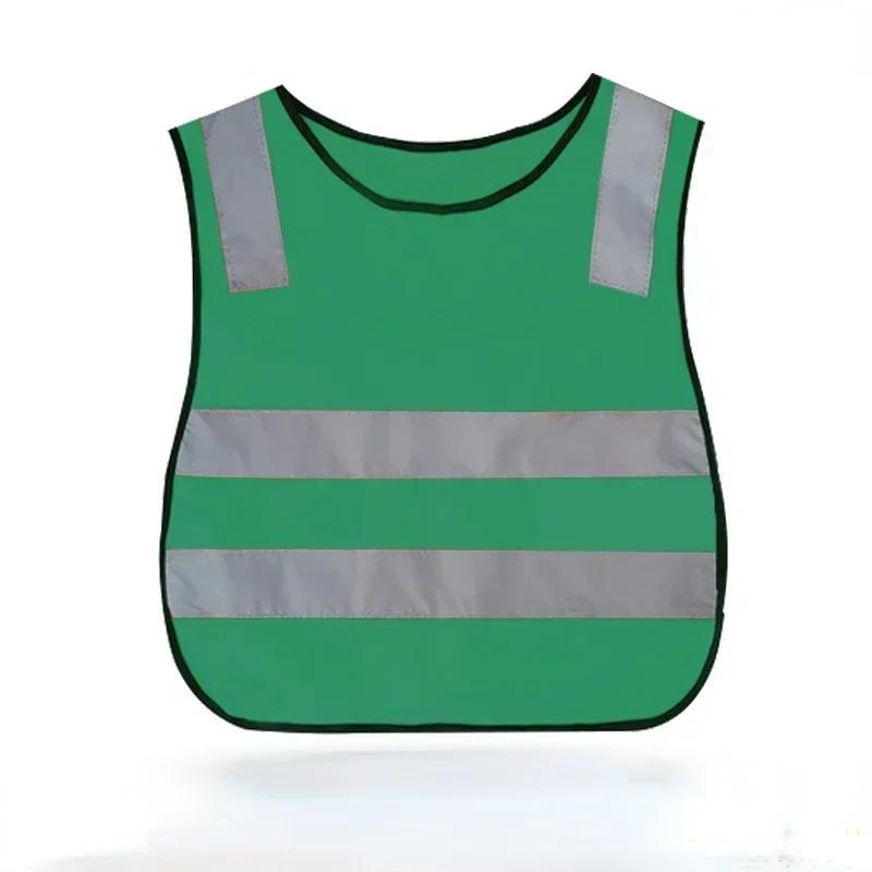 Kids Students Night Safety Reflective Vests Road Traffic Warning Vest for Children Reflective Reflector Vests Clothing Jacket