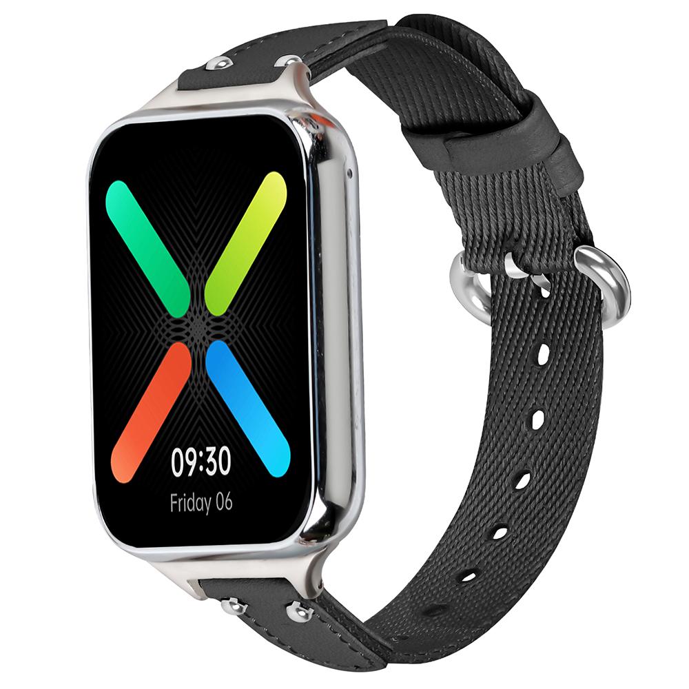 For Xiaomi Redmi Watch 4 Nylon Canvas Watch Strap Multiple Holes Design Watch Band