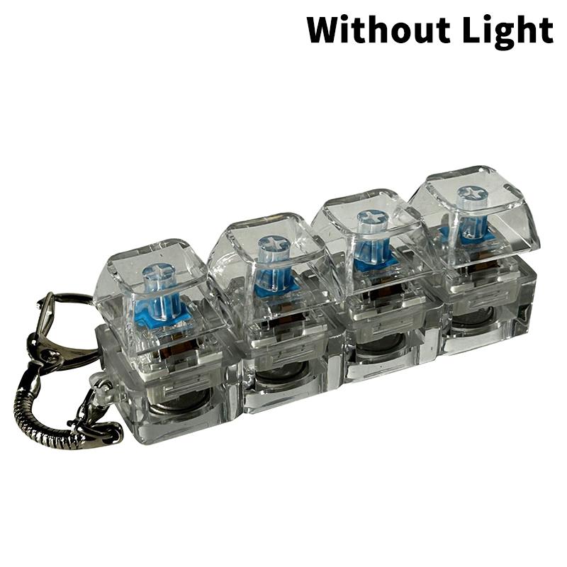 4/9 Клавиш Механический Тестер Осей Клавиатуры Светодиодная Клавиатура Клавиша Игрушка Снятие Стресса DIY Непоседа Кнопка Клавиша Клавиша Непоседа Брелок Игрушки Подарок