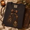 Brown Scapular Shirt | Our Lady of Mount Carmel Tee | Wearable Scapular | Catholic Vintage Boho Shirt | Marian Devotion Gift