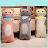 Bib Plush Cat Toy Long Pillow Cartoon Stuffed Doll Decoration Kids Cute Gift