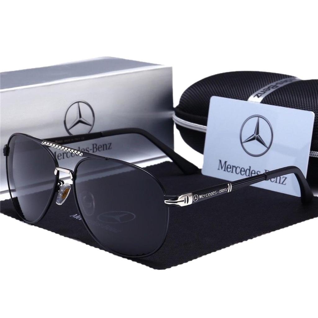 Поляризационные круглые солнцезащитные очки Mercedes-Benz - Модные, унисекс, идеально подходят для вождения