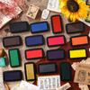 Colorful Self Ink Stamp Easy To Use Inkpad New Student Supplies  for Planner Stamps Scrapbook