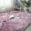 Thickened Tie Dyed Plush Carpet Living Room Floor Fluffy Mats Non-slip Home Decor Soft Velvet Carpet Kids Room Blankets Bed Sleeping Room Rugs Mats