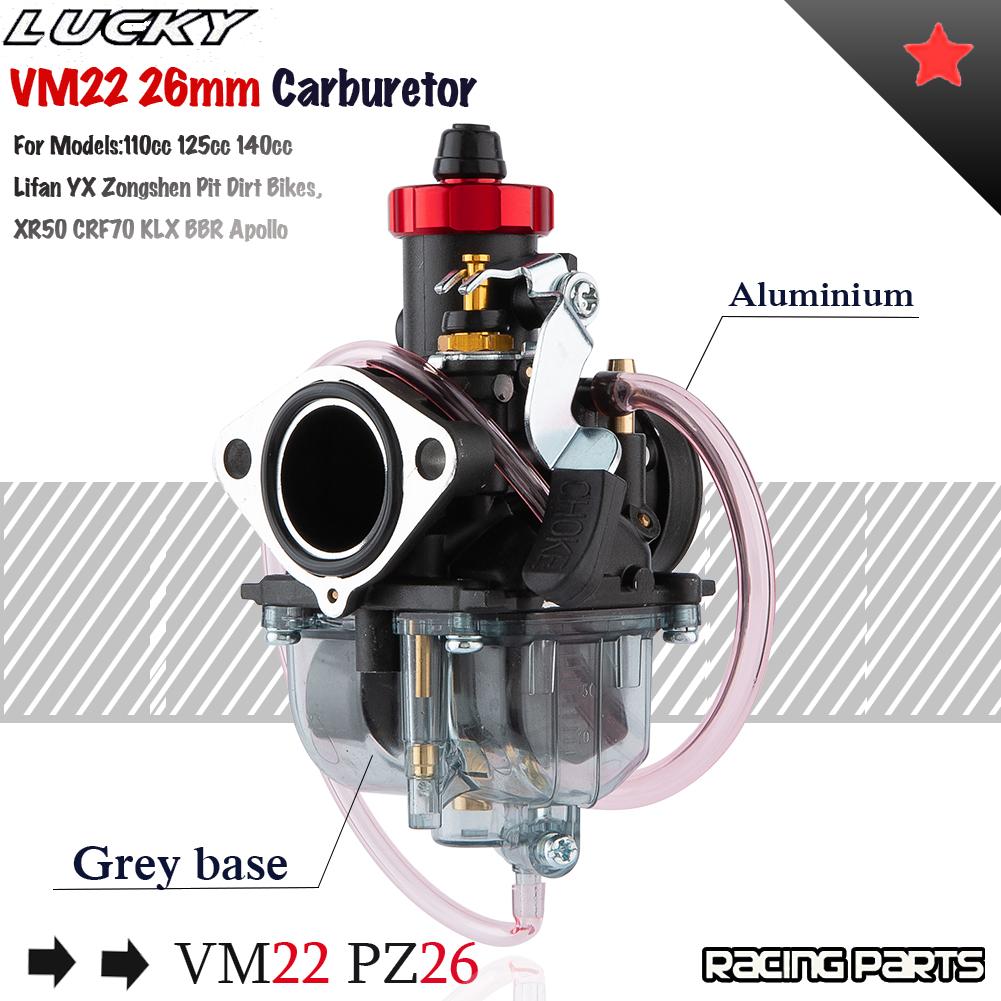 Карбюратор VM22 26 мм из цинка для Mikuni Pit Dirt Bike 110cc 125cc 140cc Lifan YX Zongshen Pit Dirt Bike XR50 CRF70 KLX BBR Apollo