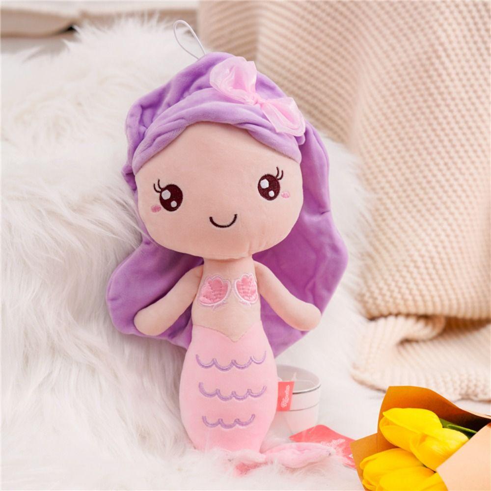 Accompany Toys Mermaid Stuffed Toy Princess Style Plush Toy Mermaid Plush Dolls Wedding Party Decor