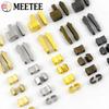 Meetee 20 комплектов 3# 5# 8# 10# Металлический U-образный стопор для молнии, фиксатор конца молнии для шитья, сумки, одежды, комплект для ремонта молний, DIY аксессуары