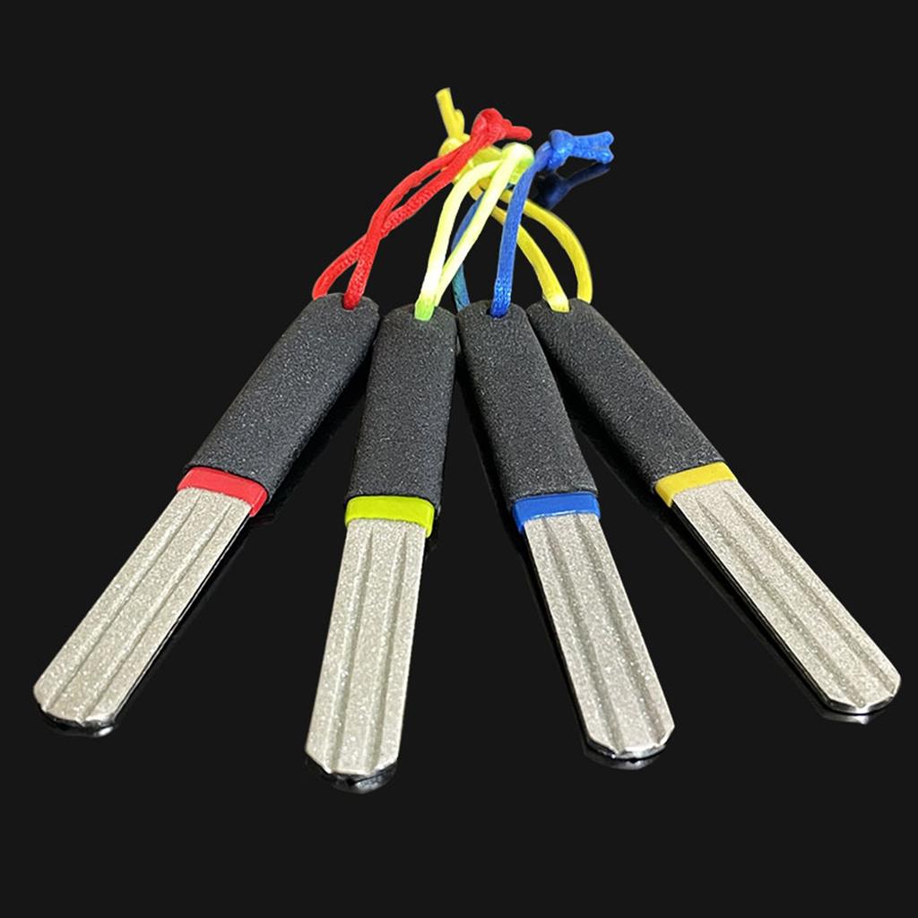 Hook Sharpener Hook File for Fishing Hook Diamond File Sports Fishing Hook File with Handle Portable Hook Fish Hook File