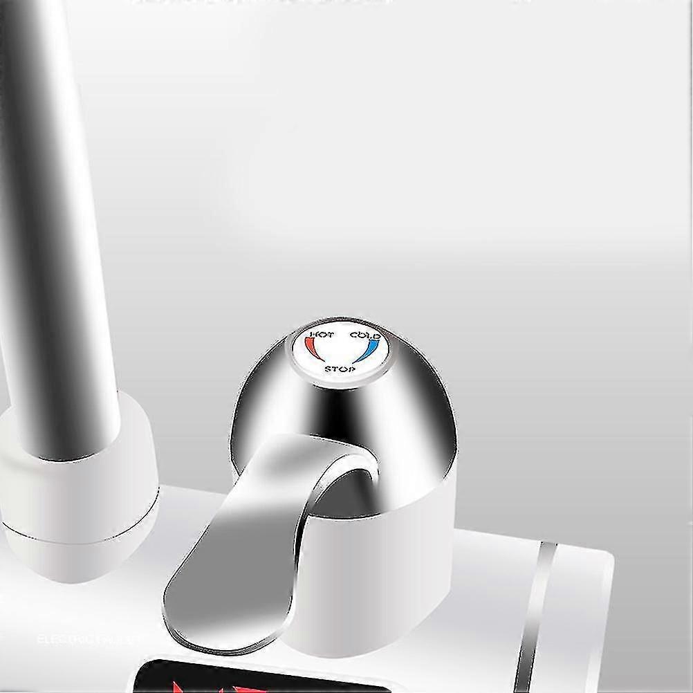360 Electric Instant Water Heater Faucet Tap Kitchen Fast Heat Led New - European Standard