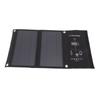 15W Monocrystalline Solar Panel Charger Dual USB Foldable Solar Charging Pack Outdoor Phone Power
