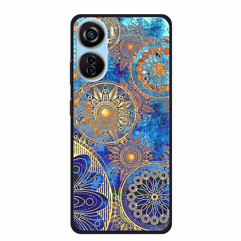 Для ZTE Axon 40 LITE Чехол Популярное Изображение Черный Силикон Мягкая Задняя Крышка Чехол Для ZTE Axon 40 Lite Чехол 40Lite Чехол для Телефона Coque