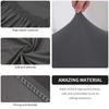 1 2 3 Seat Stretch Sectional Recliner Sofa Slipcover Soft Washable Furniture Protector Couch Cover with Elastic Bottom