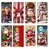 Atmosphere Arrangement Door Curtain Background Christmas Tree Banner  Home Decoration