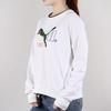 Puma Sport Crew Logo Print Pullover Sweatshirt Women Tops White 598128-02