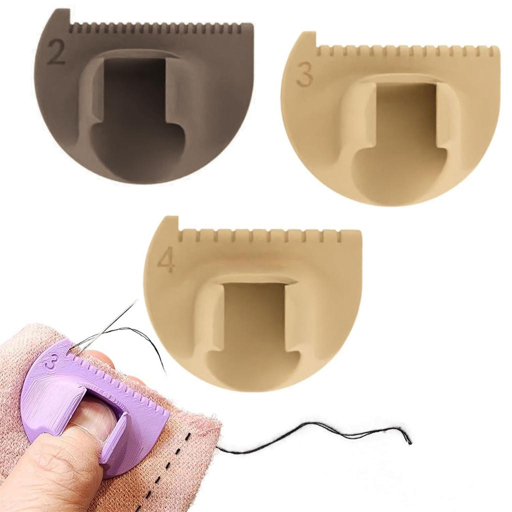 3 шт. Линейка для квилтинга пальцами, Инструмент для измерения пэчворка и сшивания, Профессиональный инструмент для квилтинга для сшивания и шитья