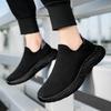 Fashion Men's Shoes Summer Fashion Soft Sole Mesh Comfortable Breathable Wedge Heels Comfortable Lightweight Flat Slippers Sneaker Men a