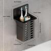 Plastic Wall Mounted Drainage Storage Rack, Cosmetic Storage Box, No Need To Install Chopsticks Tube
