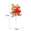 Christmas Decoration Supplies, Adhesive Powder, Hollow Out, Christmas Flower DIY, Christmas Tree Decoration, Decorat Props, Christmas Flower Branches