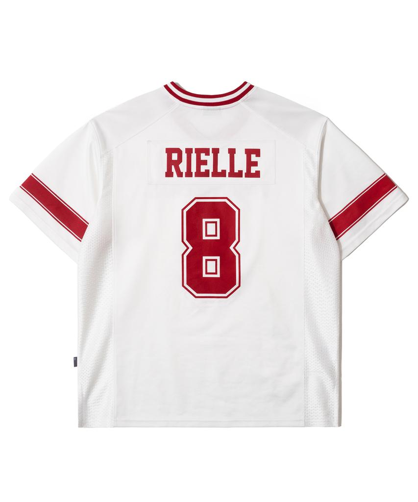 QT8 GARMENTS Lb 3R Football Jersey (Ivory)