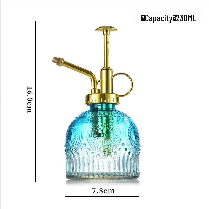 Ретро Подсолнух Стеклянная лейка и распылитель для сада