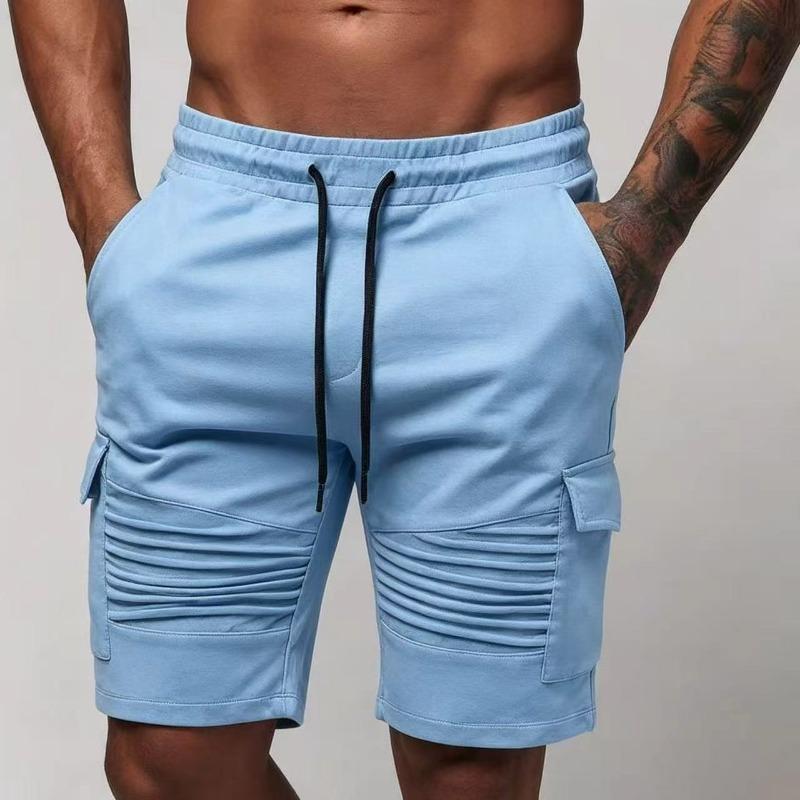 Men S Casual Sports Fitness Straight Leg Shorts Breathable
