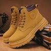 Fashion Platform Non Slip Male Shoes Lace Up Classic Fashion Men's Boots In Promotion Footwear Low Price Size 45 Cheap Hot Selling Retro