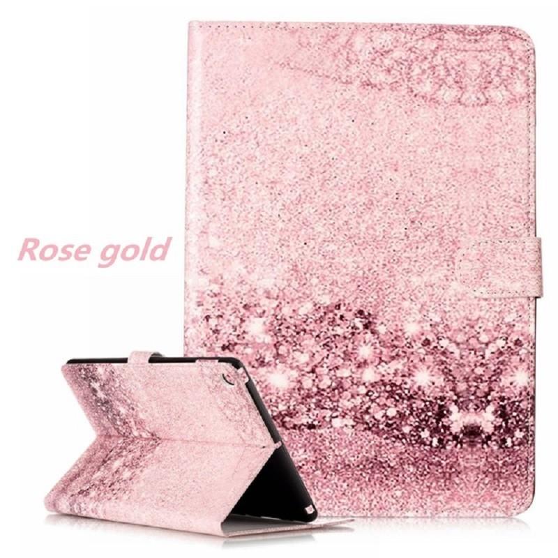 Chic And Durable Marble Pattern Folio Flip Cover For Ipad Models